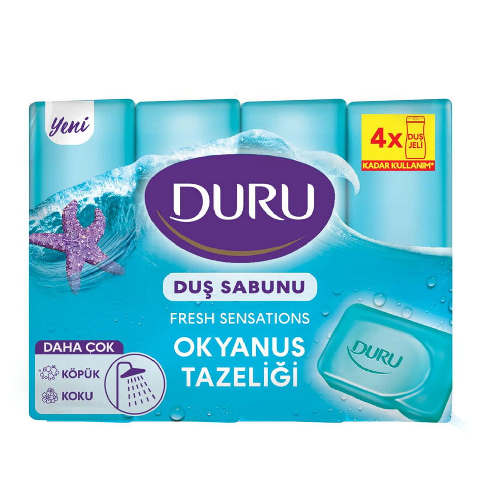 DURU FRESH 4*150 GR SABUN-OKYANUS ESİNTİSİ