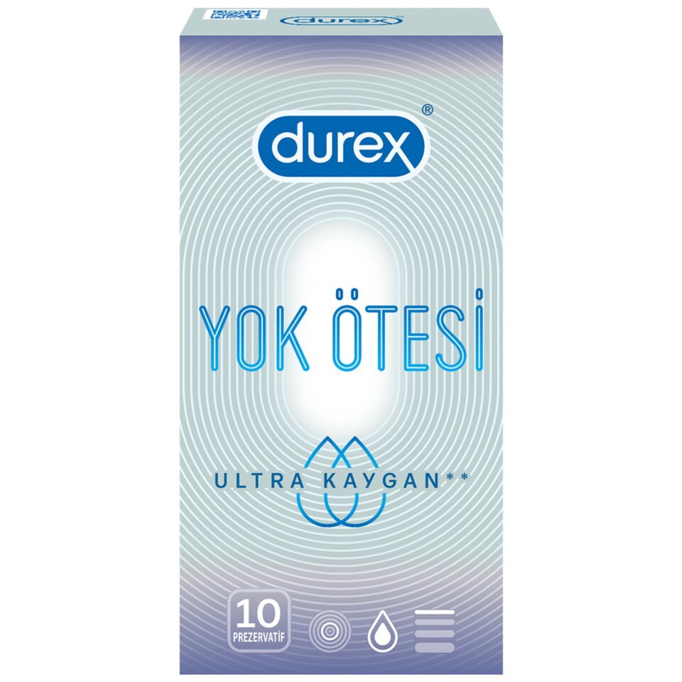 DUREX PREZERVATİF 10 LU - YOK ÖTESİ ULTRA KAYGAN