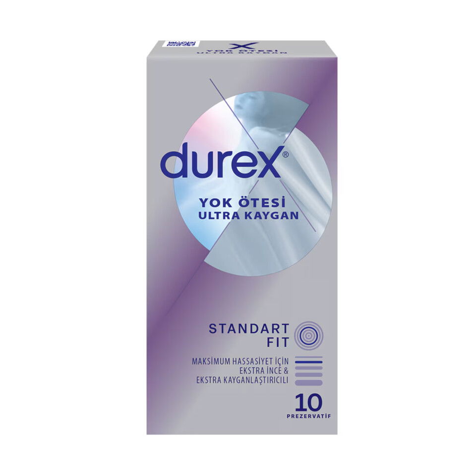 DUREX PREZERVATİF 10 LU - YOK ÖTESİ ULTRA KAYGAN