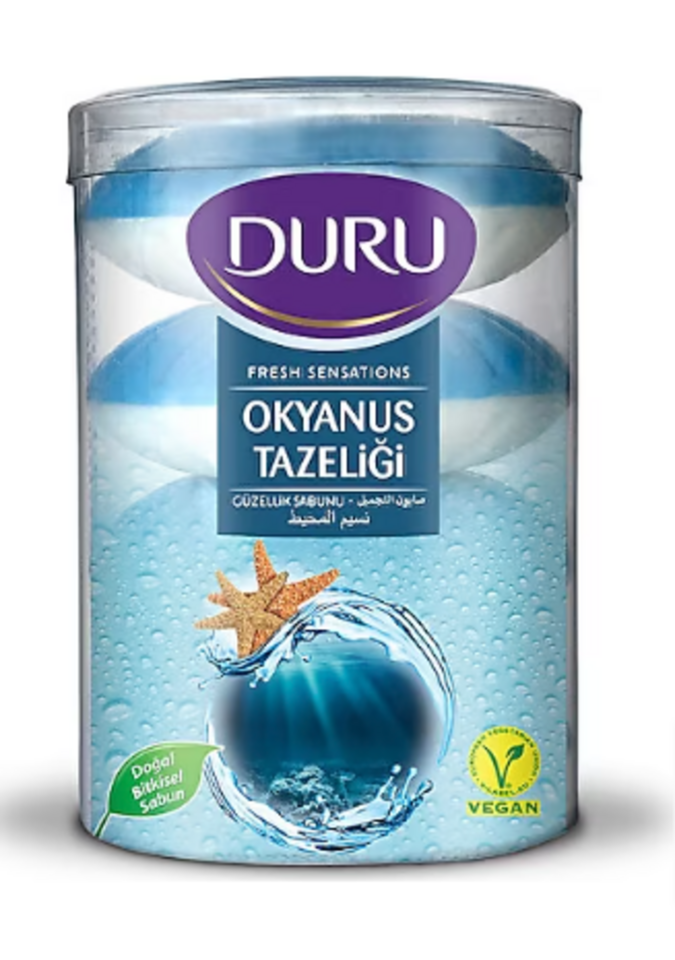 DURU FRESH SENS. 4*100 GR SABUN - OKYANUS ESİNTİSİ
