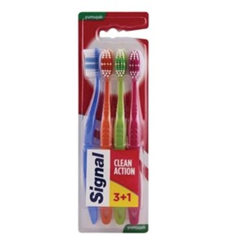 SİGNAL DİŞ FIRÇASI 3+1-CLEAN ACTION