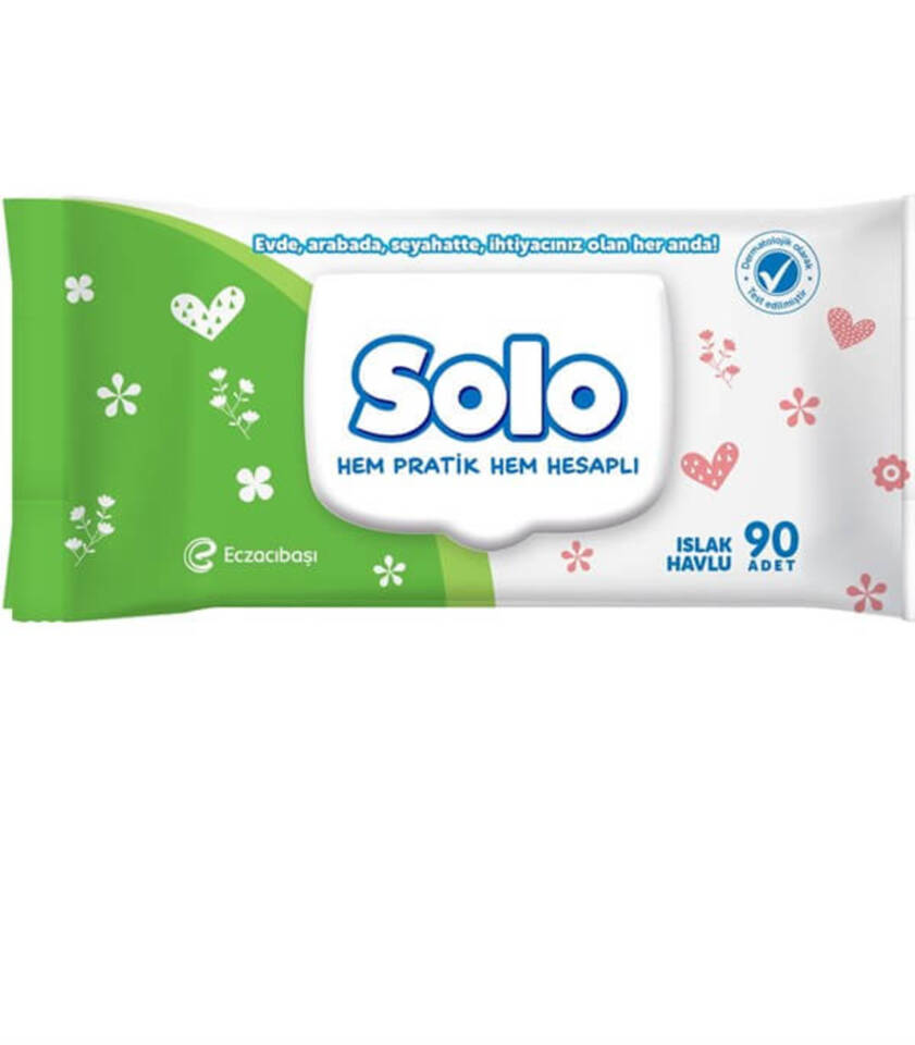 SOLO ISLAK HAVLU 90'LI-KAPAKLI