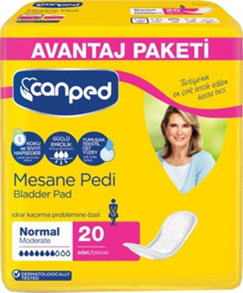 CANPED MESANE PEDİ AVANTAJ PAKET MEDİUM 20'Lİ