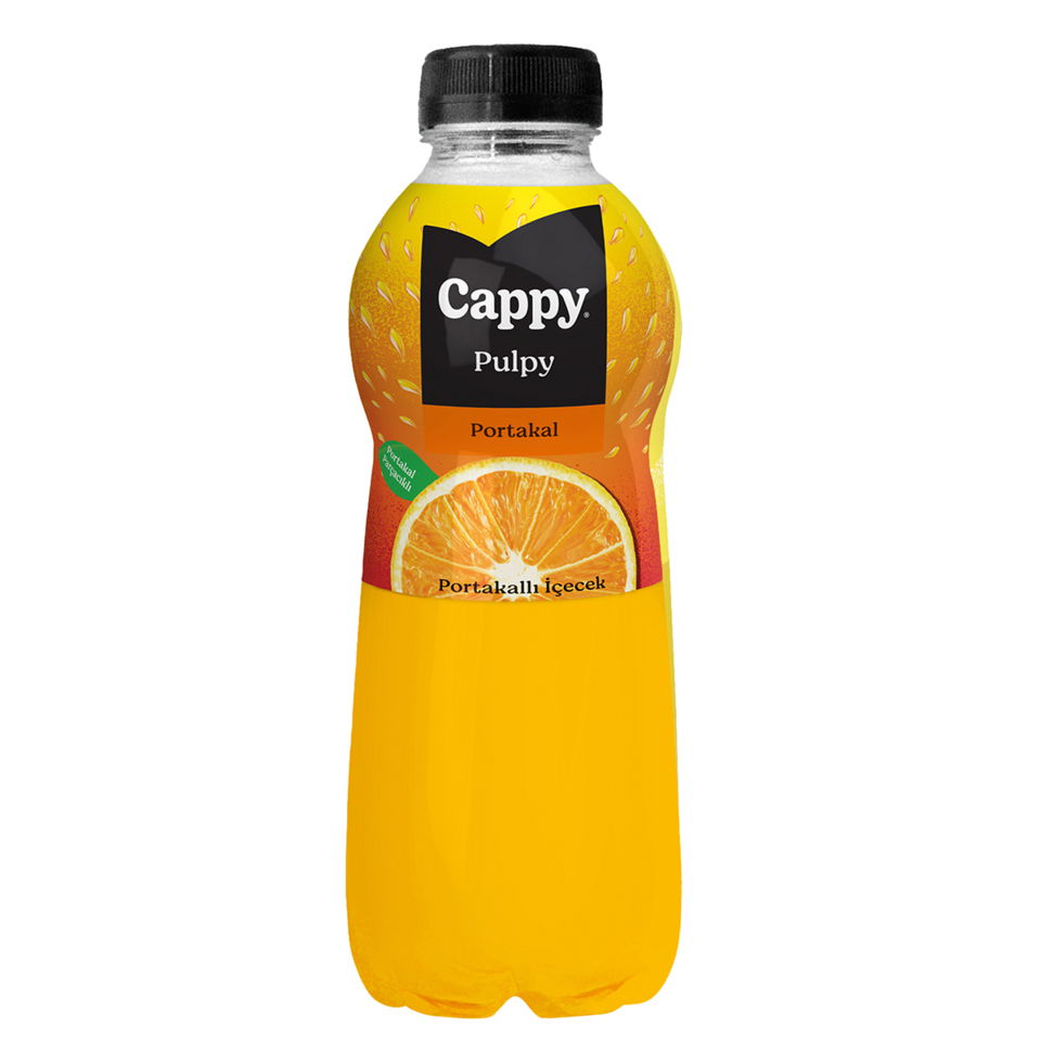 CAPPY MEYVE SUU 330 ML-PULPY PORTAKAL (PET)
