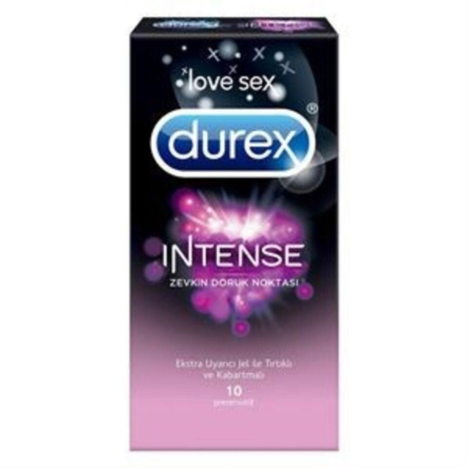 DUREX PREZERVATİF 10 LU - INTENSE