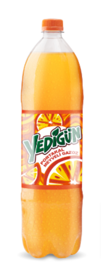 YEDİGÜN GAZOZ 1,5 LT. - PORTAKAL (PET)