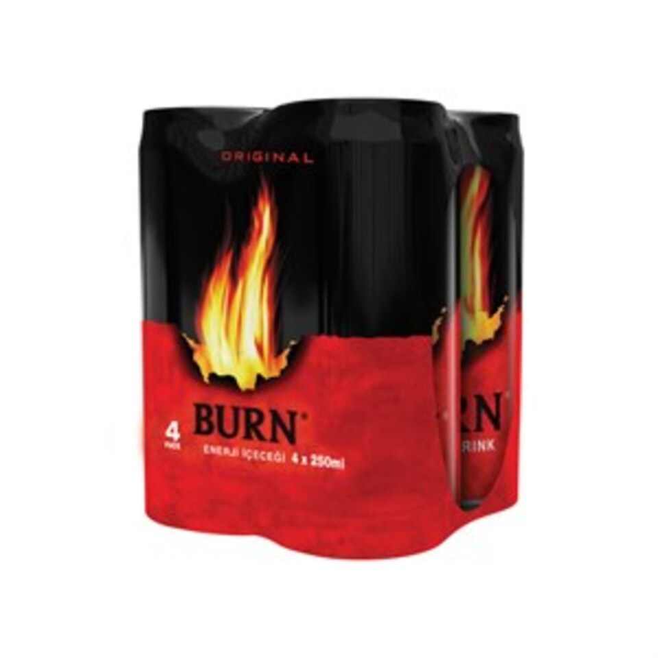 BURN ENERJİ İÇECEK 4*250 ML