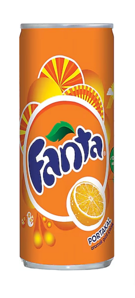 FANTA PORTAKAL 250 ML KUTU