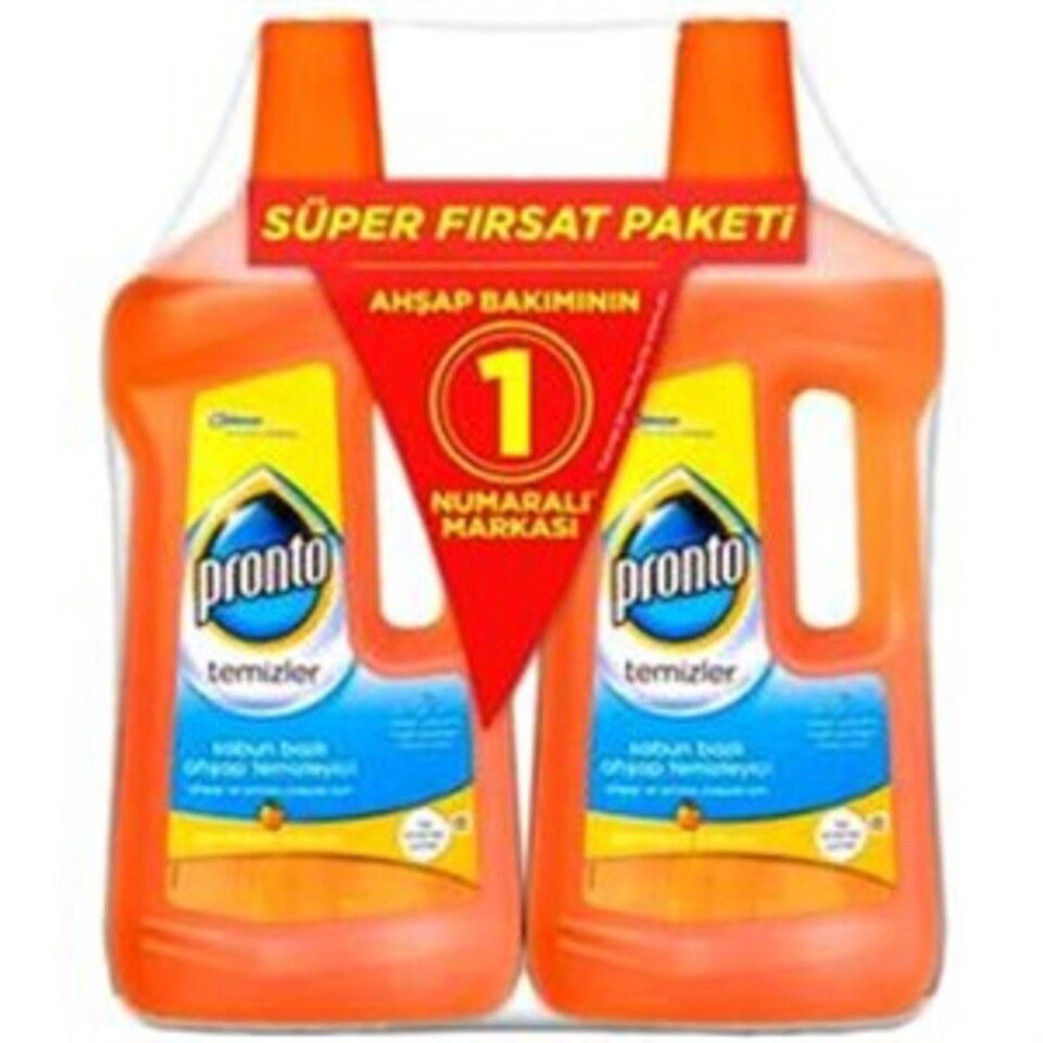 PRONTO AHŞAP TEMİZLEYİCİ 2*750 ML-PORTAKAL