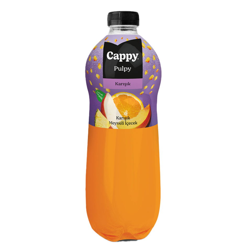 CAPPY MEYVE SUYU 1 LT-PULPY KARIŞIK (PET)