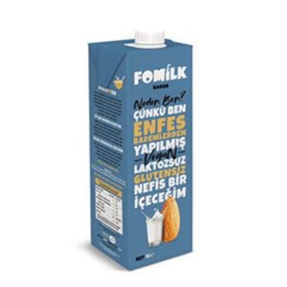FOMİLK BADEM İÇECEĞİ 1 LT.