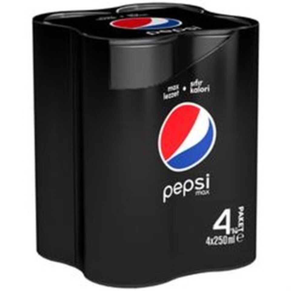 PEPSİ COLA MAX 4*250 ML.-BLACK