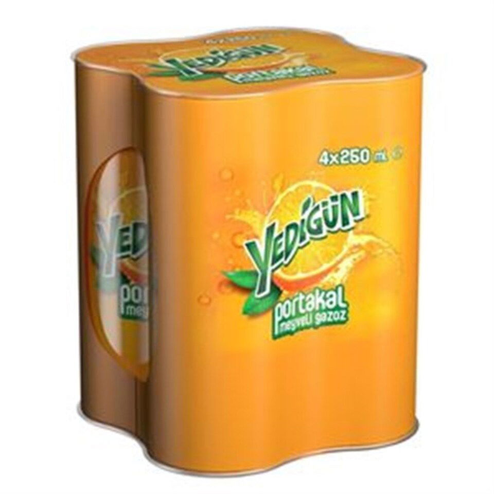 YEDİGÜN GAZOZ 4*250 ML.