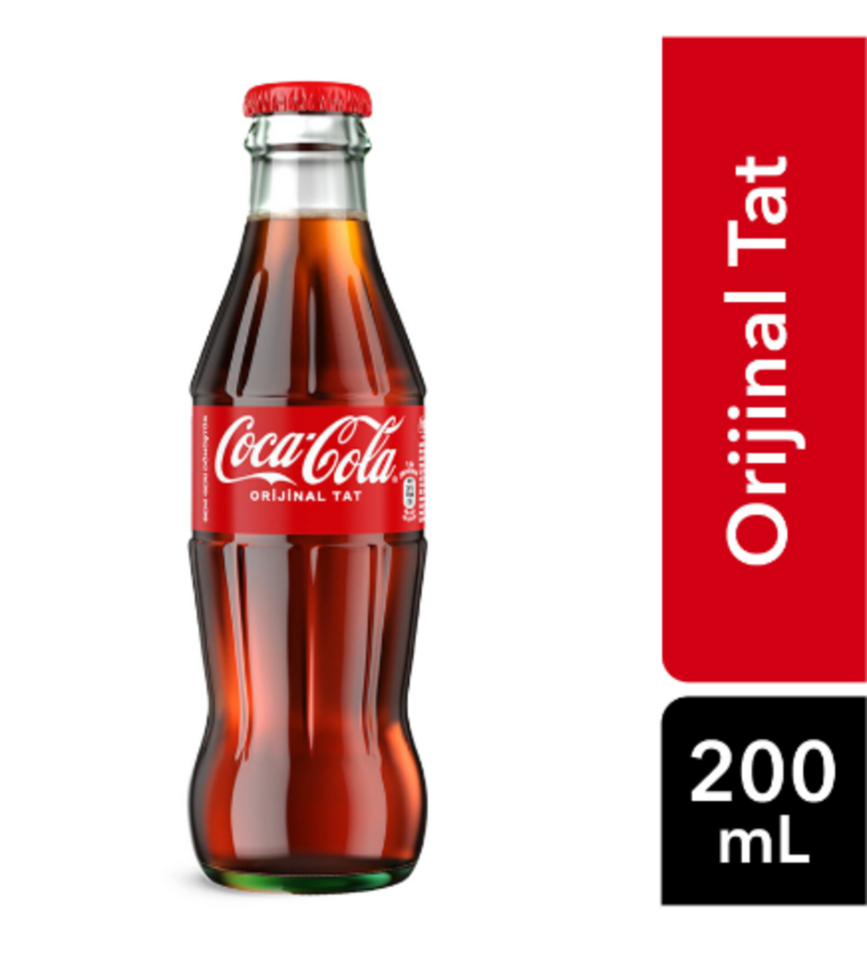 COCA COLA 200 ML (ŞİŞE)