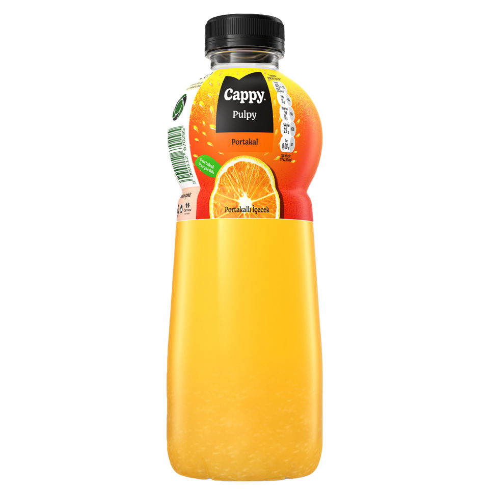 CAPPY MEYVE SUYU 1 LT-PULPY PORTAKAL (PET)