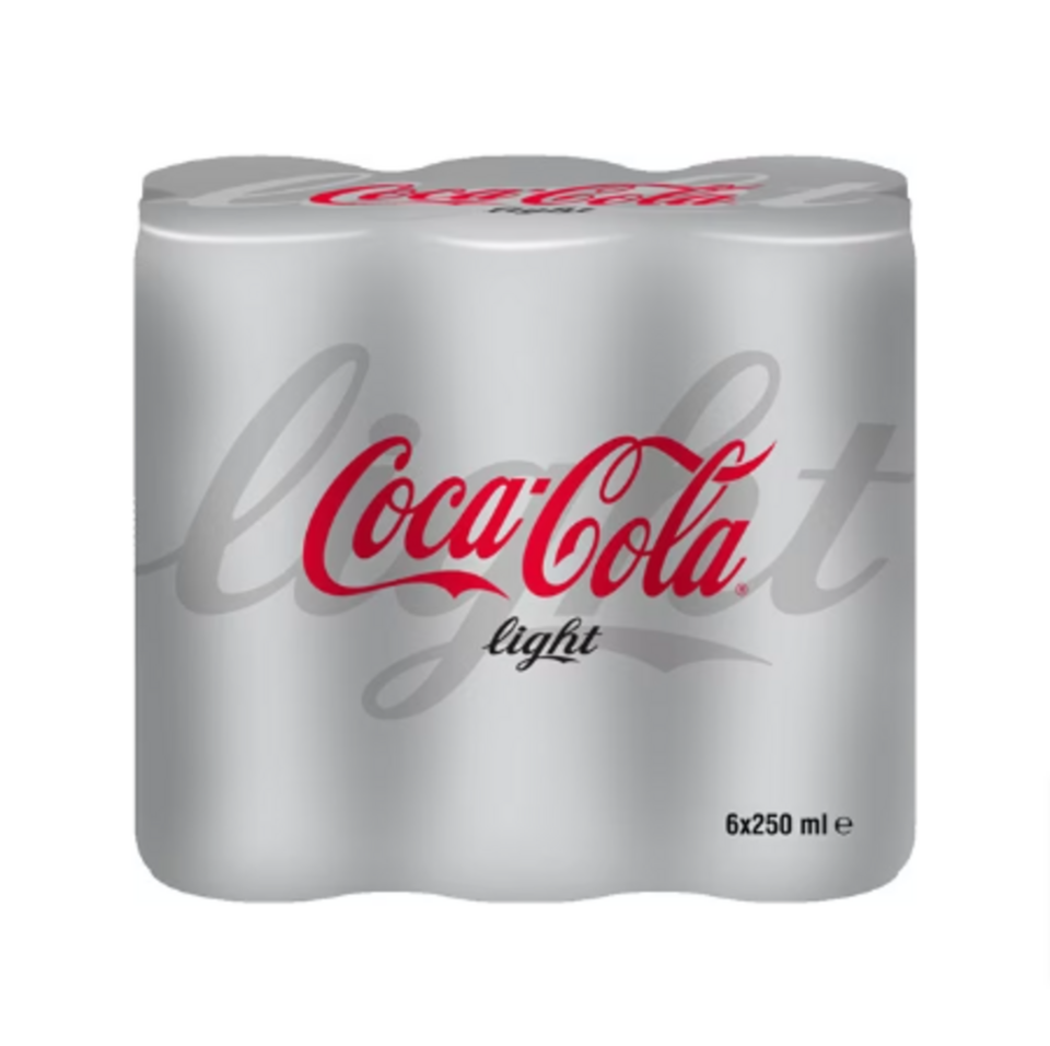COCA COLA LIGHT 6*250 ML. KUTU
