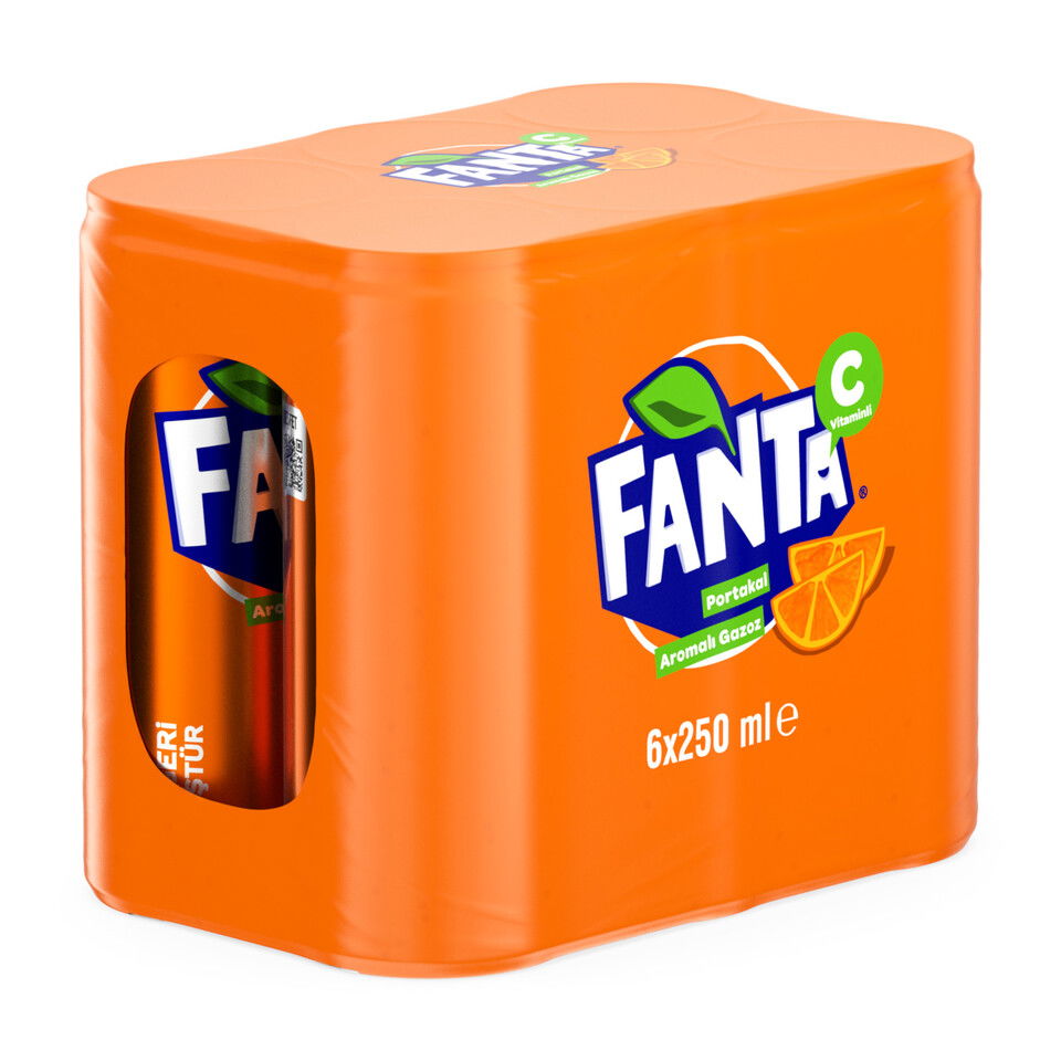FANTA PORTAKAL 6*250 ML KUTU