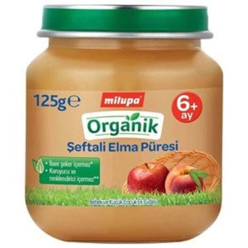 NUMİL KV.M.-ORG. ŞEFTALİ ELMA 125 GR   *6