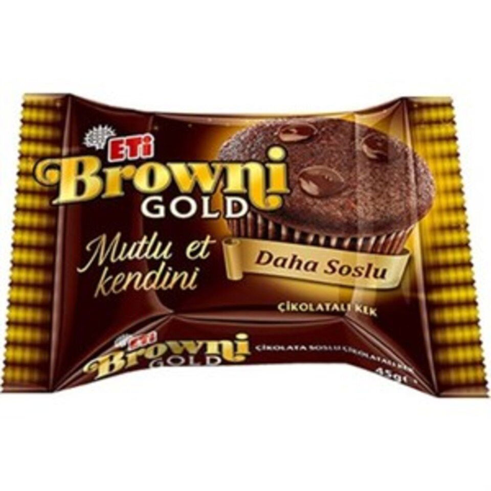 ETİ BROWNİ GOLD KEK 45 GR. - KAKAO SOSLU