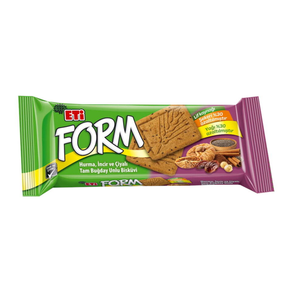 ETİ FORM BİSKÜVİ 50 GR - İNCİR,HURMA VE ÇİYA TOHUM