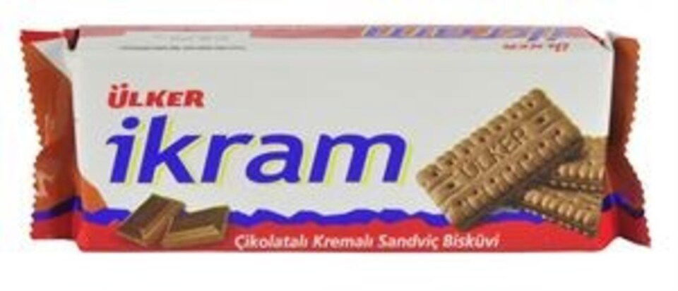 ÜLKER İKRAM BİSKÜVİ 84 GR-ÇİKOLATALI