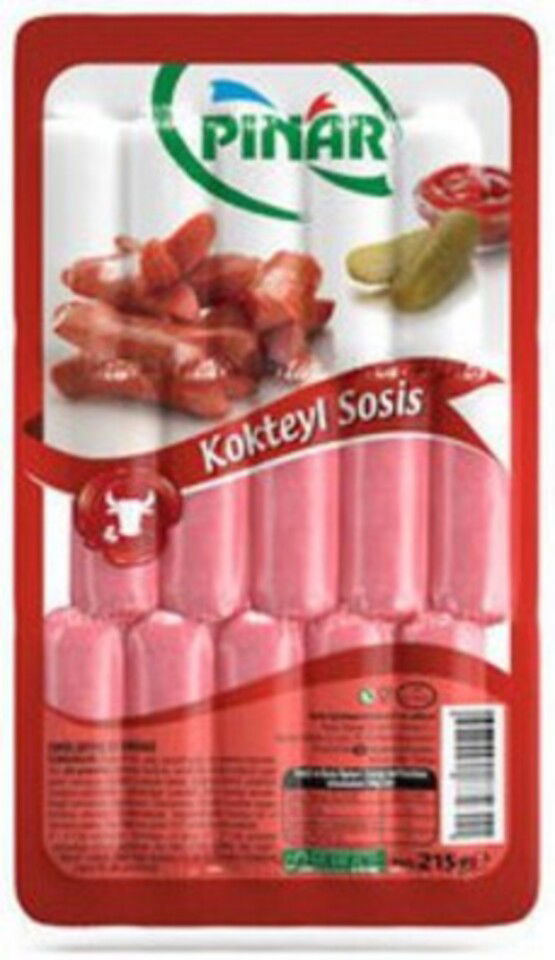 PINAR SOSİS 215 GR/KOKTEYL-MİNİK*18