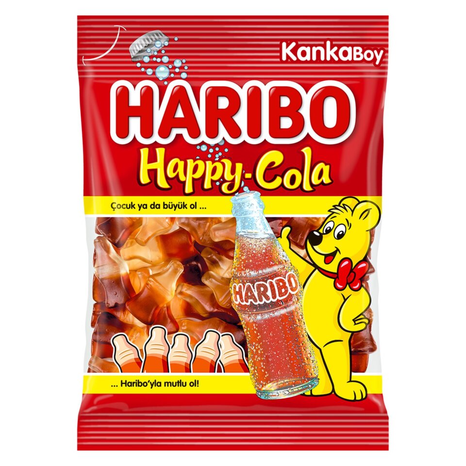 HARİBO JEL ŞEKER 80 GR. - HAPPY COLA