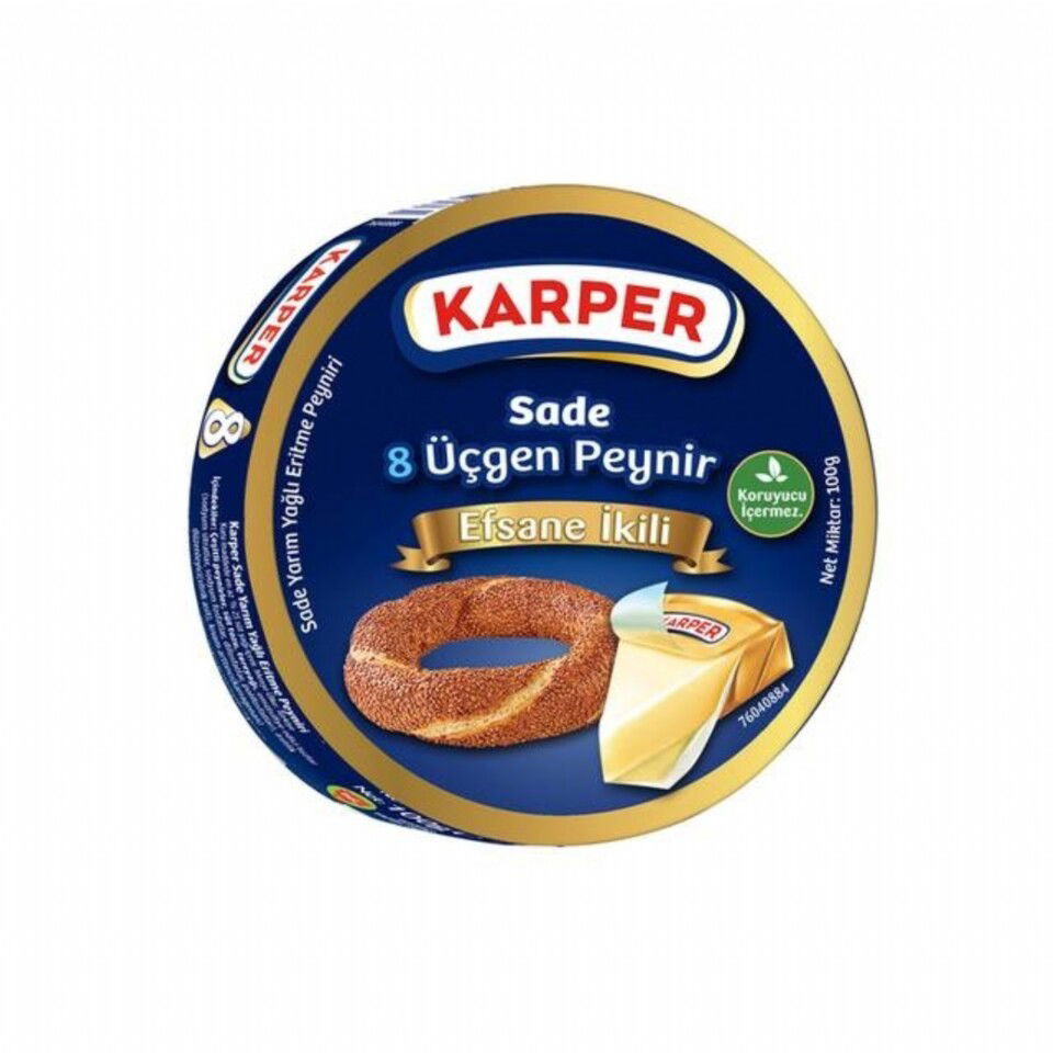 KARPER ÜÇGEN 8 Lİ - 100 GR   *24-SADE