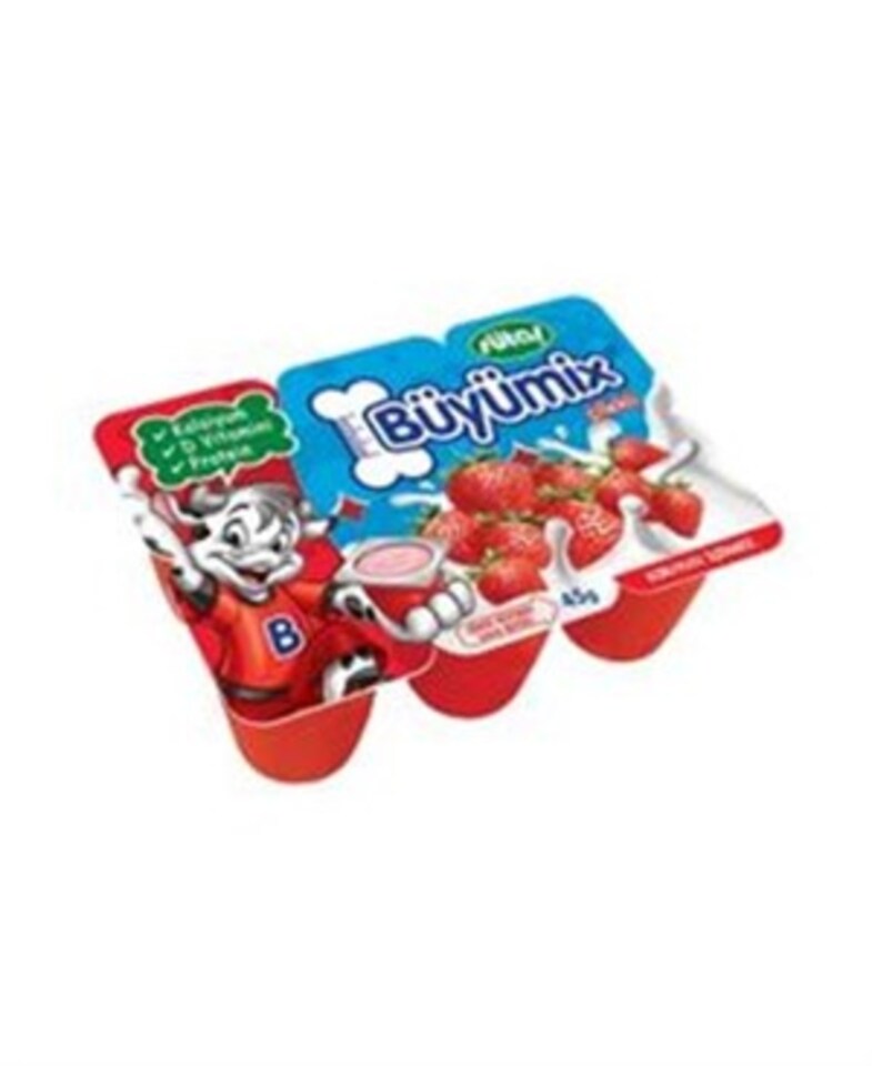 SÜTAŞ BÜYÜMİX 6*45GR. - ÇİLEKLİ