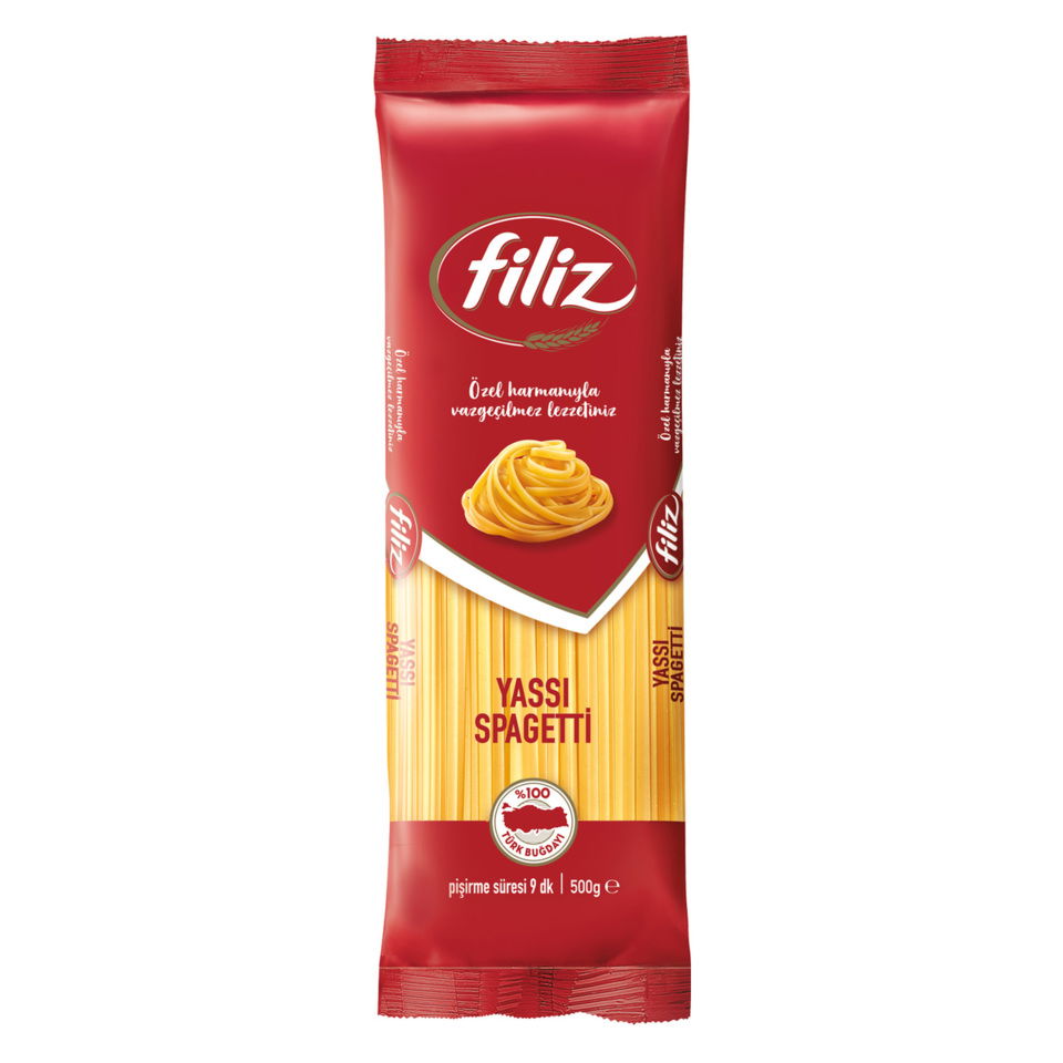 FİLİZ MAKARNA 500 GR-YASSI SPAGETTİ