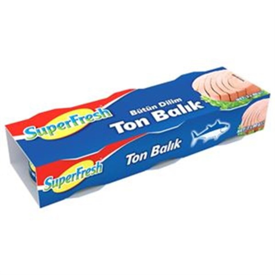 SUPERFRESH TON AYÇİÇEKYAĞLI 3*75 GR
