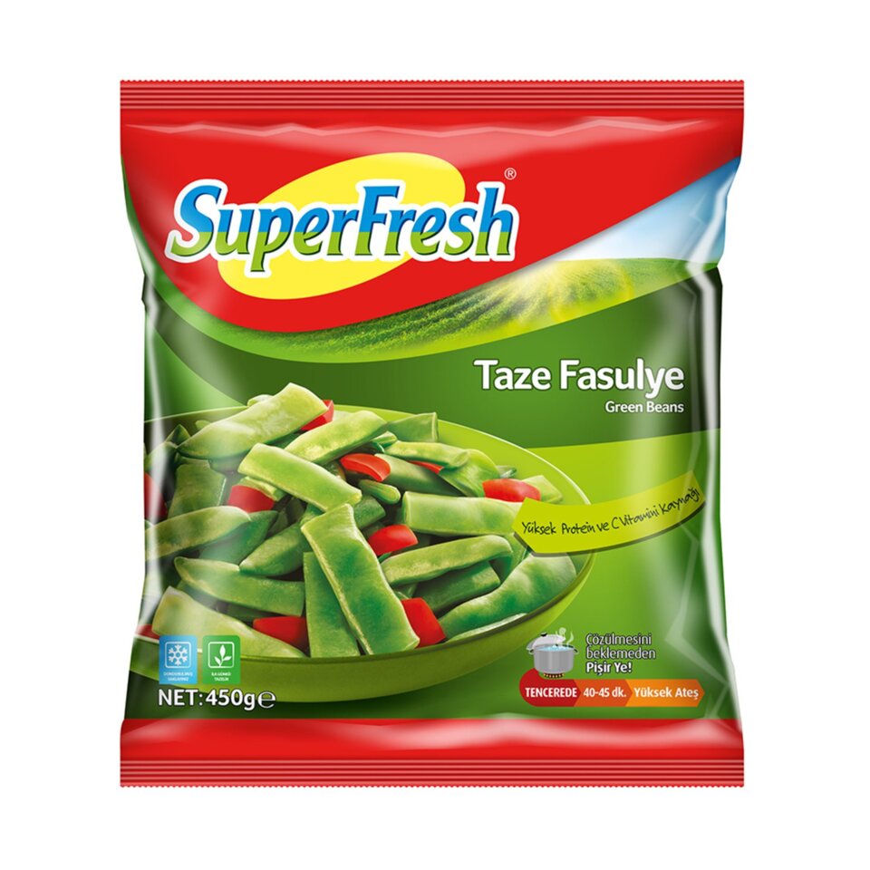 SUPERFRESH TAZE FASULYE 450 GR.