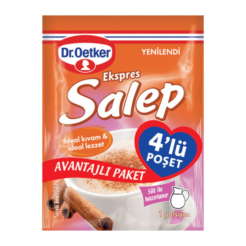 DR.OETKER EKSPRES SALEP 56 GR-EKO 4 LÜ