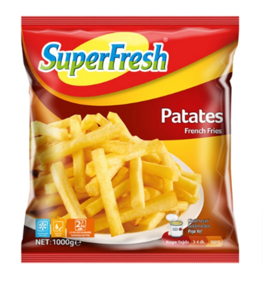 SUPERFRESH PATATES 1000 GR