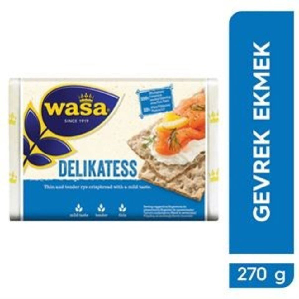 WASA EKMEK 275 GR-DELİKATESS İNCE GEVREK