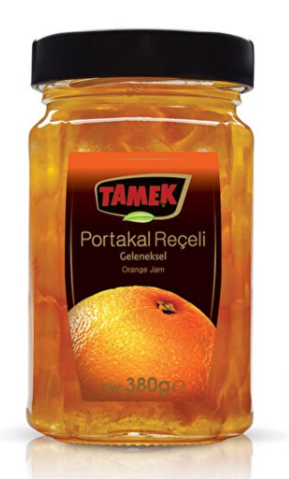 TAMEK PREMİUM REÇEL 380 GR-PORTAKAL