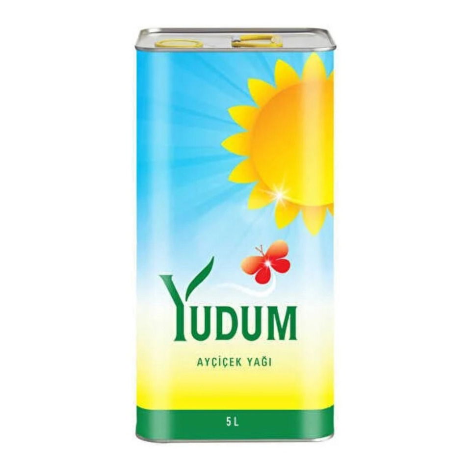 YUDUM AYÇİÇEK YAĞI 5 LT TENEKE