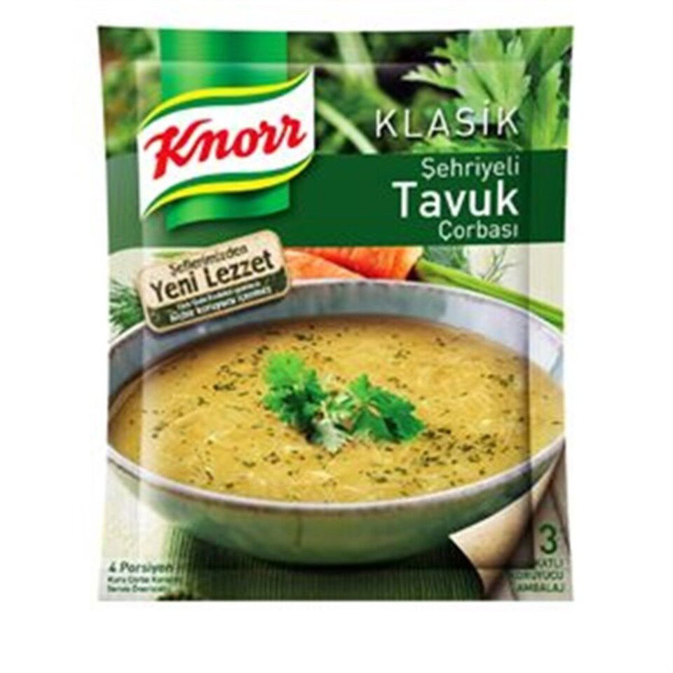 KNORR ÇORBA KLASİK 51 GR ŞEHRİYELİ TAVUK