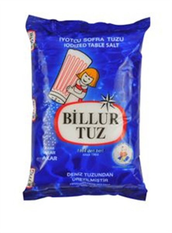 BİLLUR İYOTLU DENİZ TUZU 750 GR