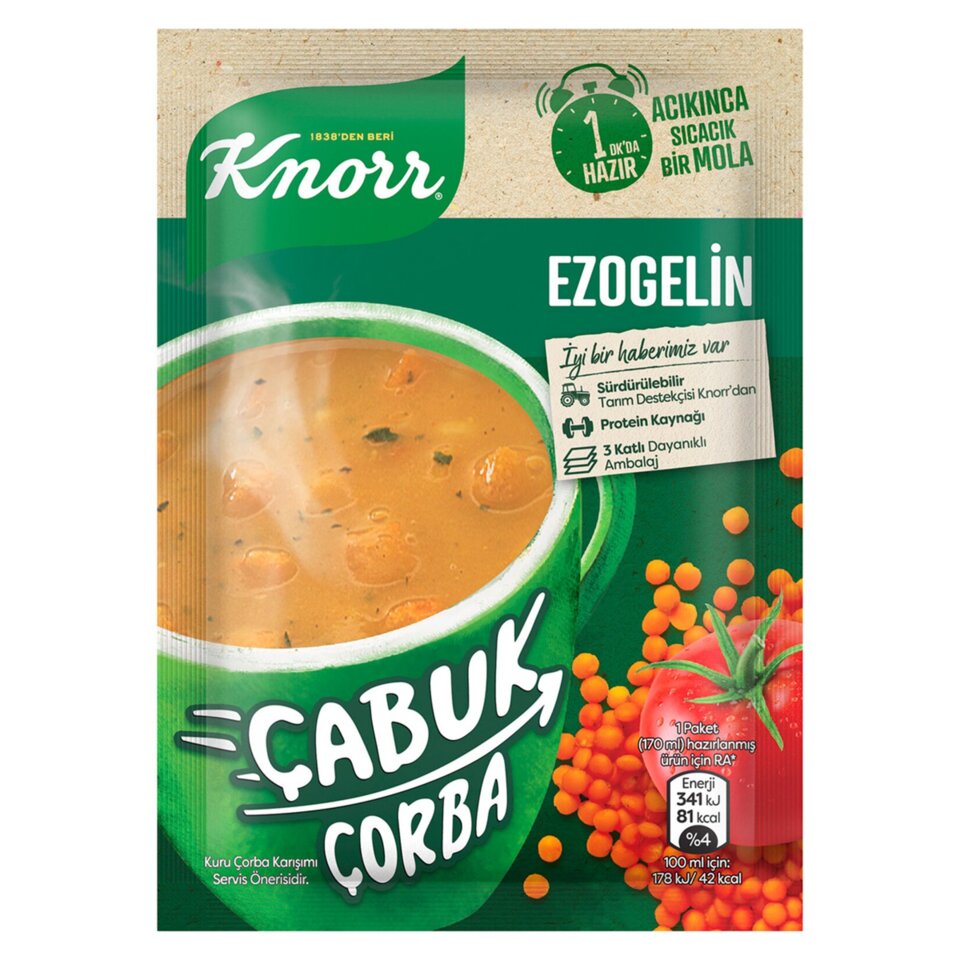 KNORR ÇORBA ÇABUK 22 GR-EZOGELİN