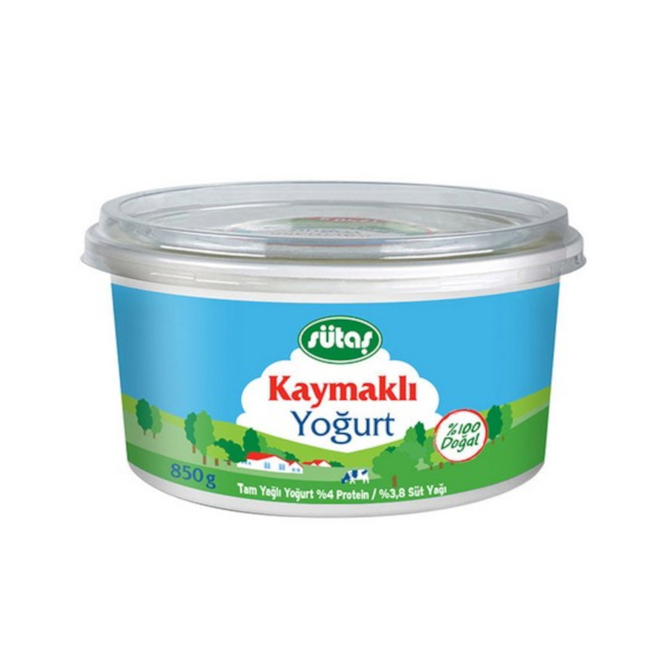 SÜTAŞ YOĞURT 850GR - KAYMAKLI