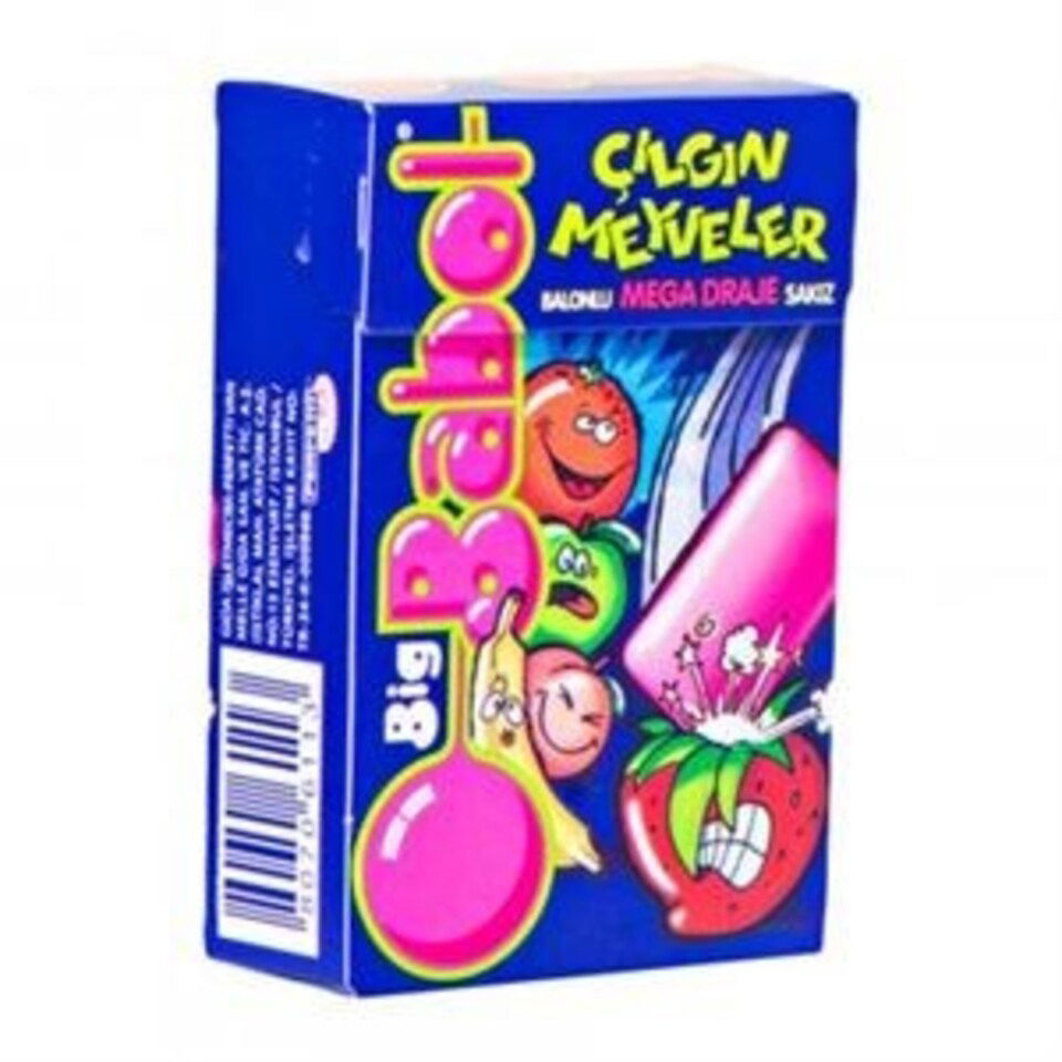 BİG BABOL SAKIZ 36 GR.-ÇILGIN MEYVELER