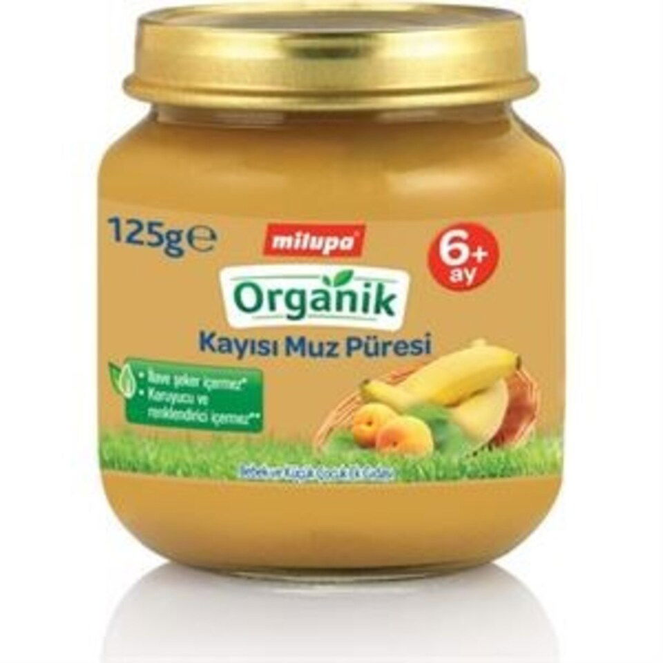 NUMİL KV.M.125 GR -ORG. PÜRE  KAYISI MUZ    *6