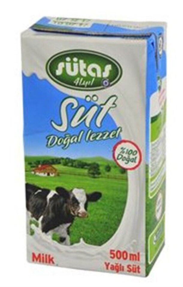 SÜTAŞ SÜT 1/2 LT. - YAĞLI (UHT)