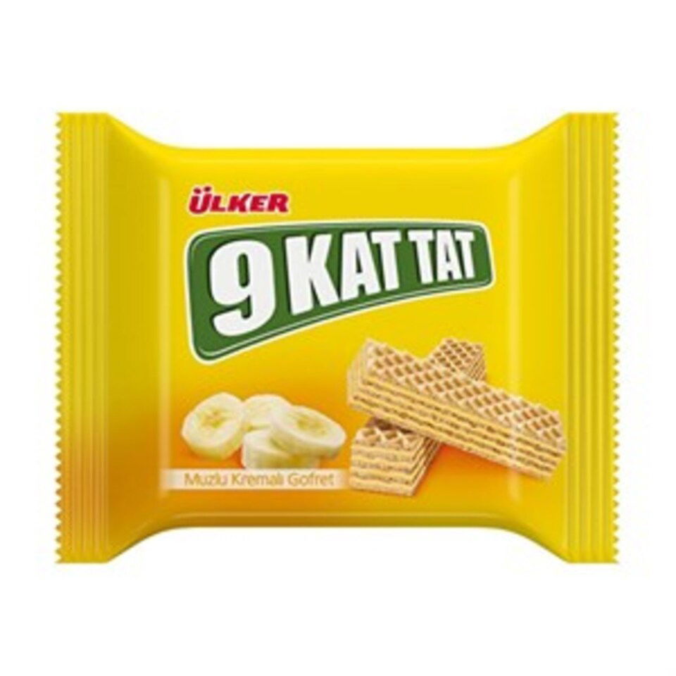 ÜLKER 9 KAT TAT GOFRET 39 GR-MUZLU