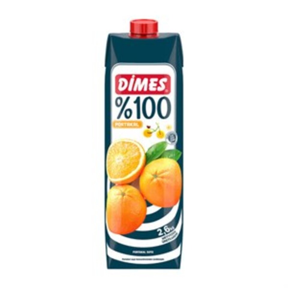 DİMES MEYVE SU 1 LT. - %100 PORTAKAL