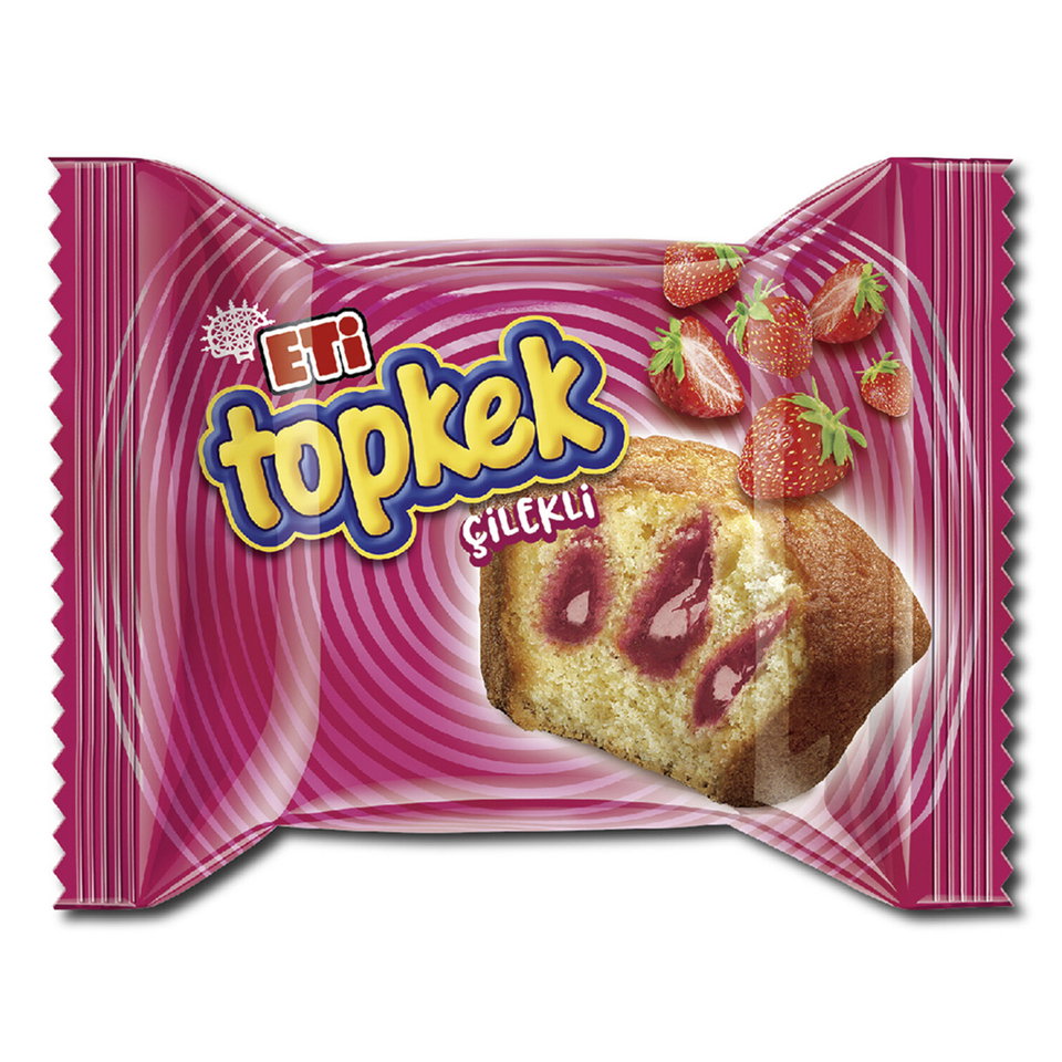 ETİ TOPKEK KEK 40 GR - ÇİLEKLİ