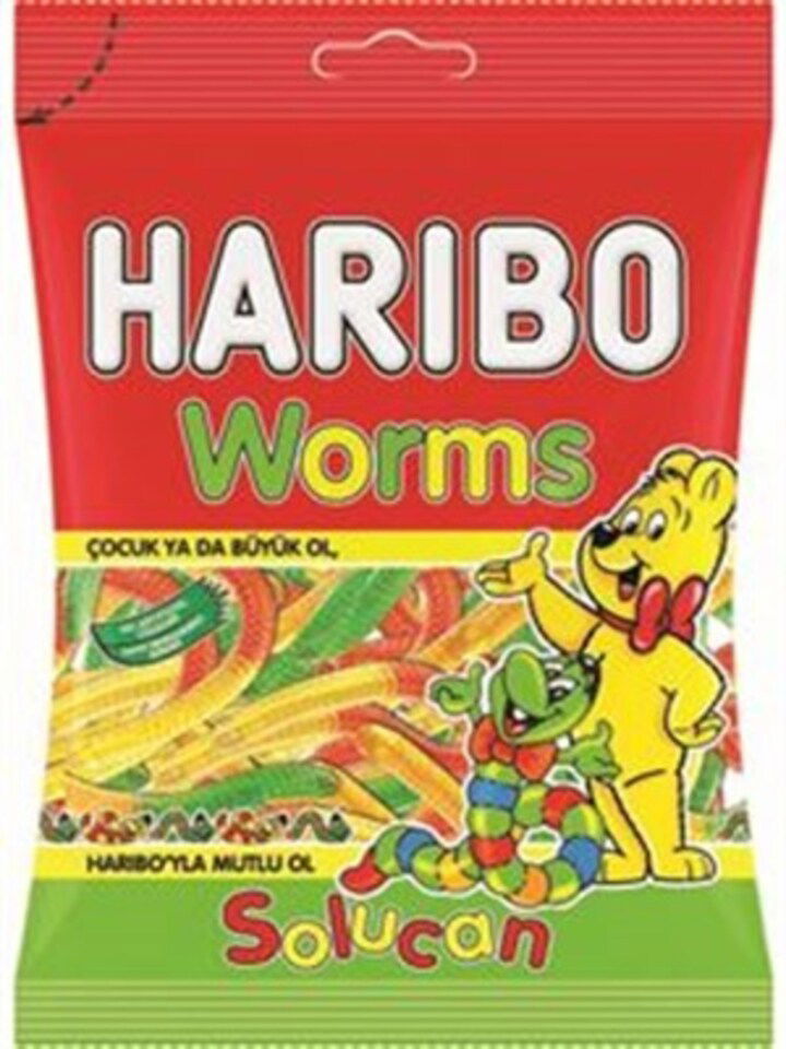HARİBO JEL ŞEKER 80 GR. - SOLUCAN