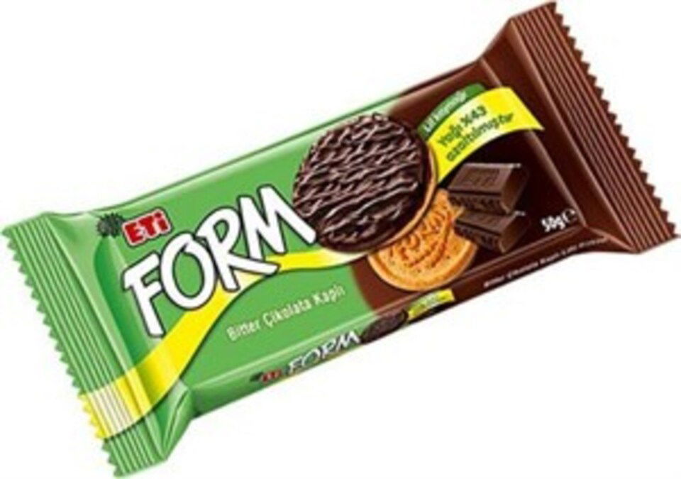 ETİ FORM BİSKÜVİ 50 GR - ÇİKOLATA KAPLI