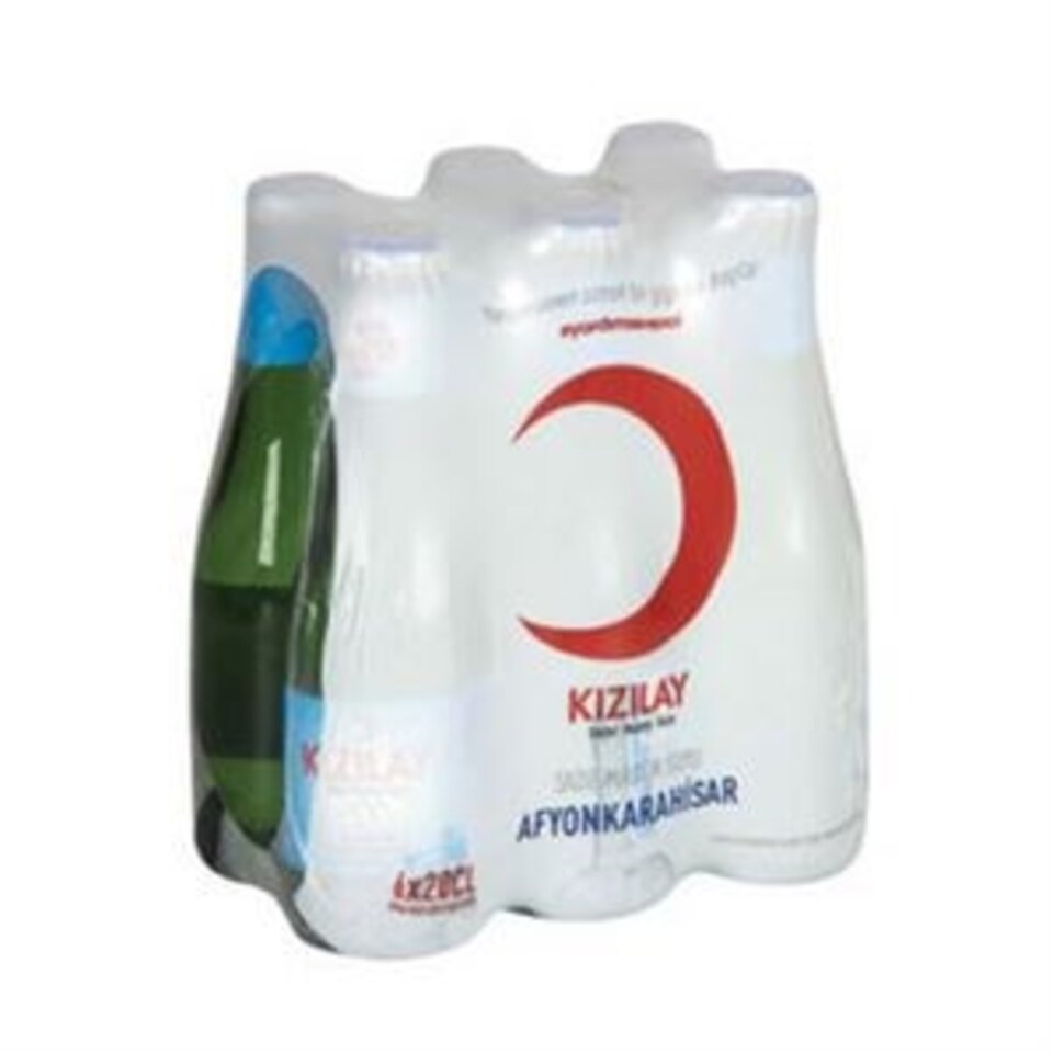 KIZILAY MADEN SUYU 6*200 ML.
